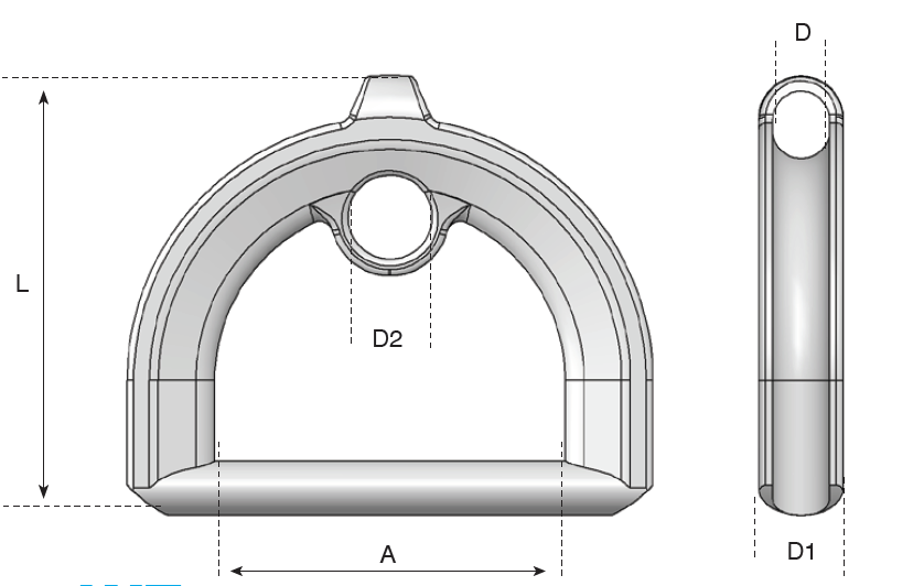 ezi hold dee ring with eye